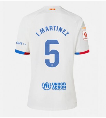 Barcelona Inigo Martinez #5 Koszulka Wyjazdowych 2023-24 Krótki Rękaw